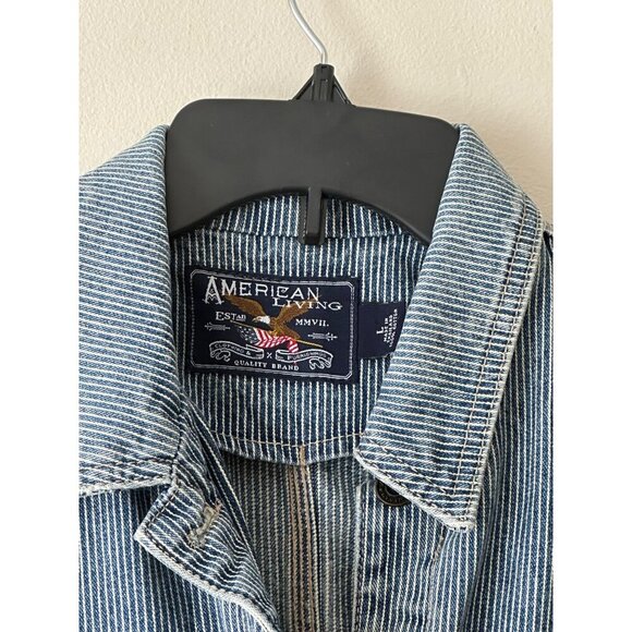 American Living Blue Denim Jacket - Picture 4 of 11